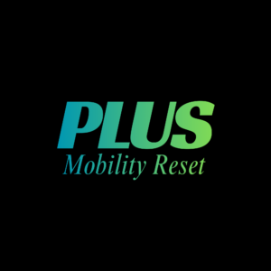 Black and White Modern Running Club Logo 2 Mobility Reset PLUS